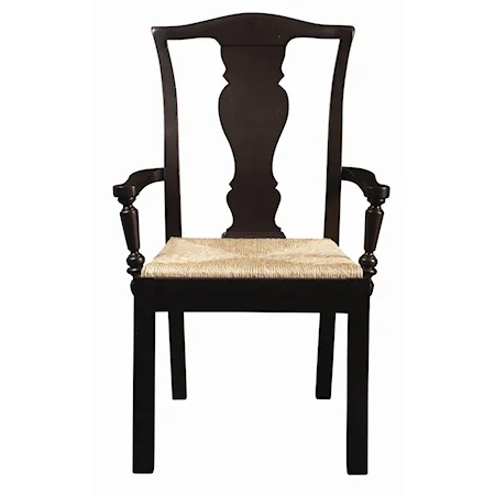 Arm Chair w/ Rush Seat